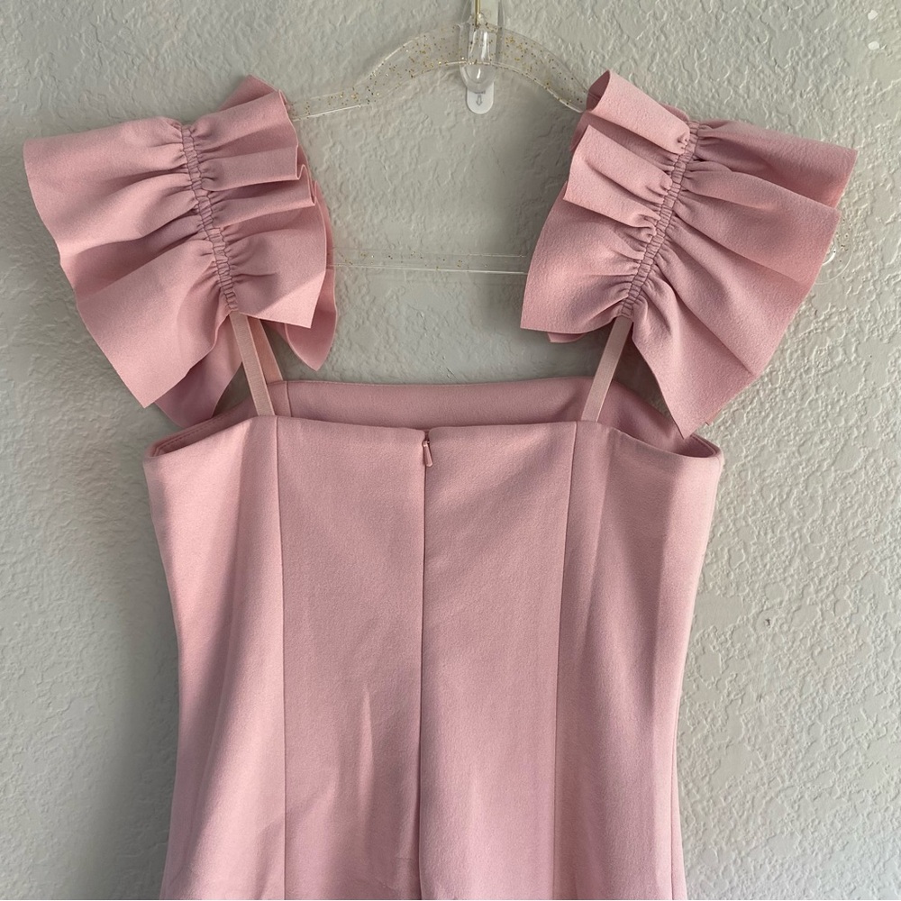 Elliatt Pink Ruffle Mini Dress - Picture 6 of 9